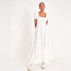LoveShackFancy White Maxi Dress